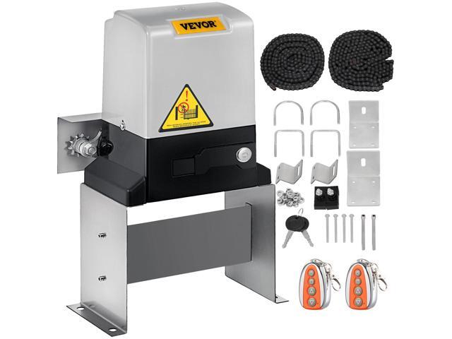 Vevor Automatic Sliding Gate Opener 1400LBS with 2 Remote Controls, Gate Operator Hardware Kit for Security, Move Speed 43ft Per Min, Electric.