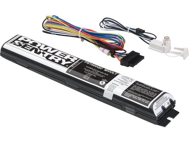 Power Sentry Emergency Battery Back Up, T5 and T8 Compatible Fluorescent Ballast with 1400 Lumen Output, 90 Minute Operation, UL Listed (PS1400QD...