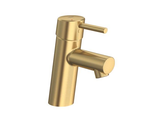 34270GNA Concetto, Single Hole Single-Handle S-Size Bathroom Faucet 1.2 GPM, Brushed Cool Sunrise (Brushed Gold)