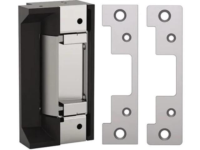 HES 5000C-12/24D-630 Series 5000C Universal Electric Strike Complete Pac for Latchbolt Locks, Satin Stainless Steel, Dual Voltage 12/24 VDC/VAC,...