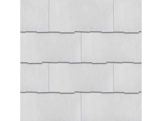 WeatherSide Purity Thatched Fiber-Cement Siding Shingles (12x24) 19 Bundle Fire Resistant & Safe with No Asbestos Easy to Install with Pre-Primed...