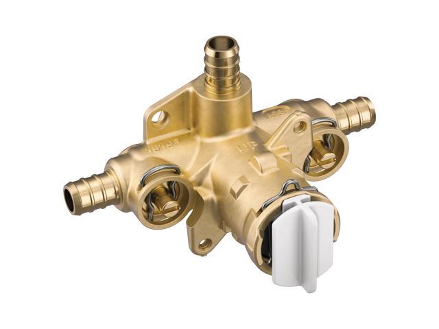 FP62326PF M-Pact Posi-Temp Pressure Balancing Valve with 1/2' Crimp Ring PEX Connection