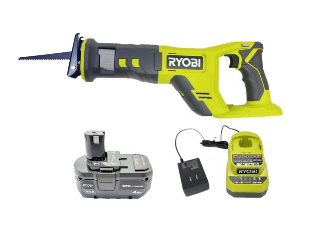 ONE+ 18V Cordless Reciprocating Saw Kit with 4.0 Ah Battery and Charger