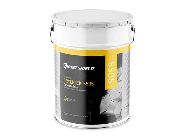 Cryli-Tek 5505-5 Gallons Solvent Based Acrylic High Gloss Wet Look Water Repellent, Concrete Sealer and Paver Sealer