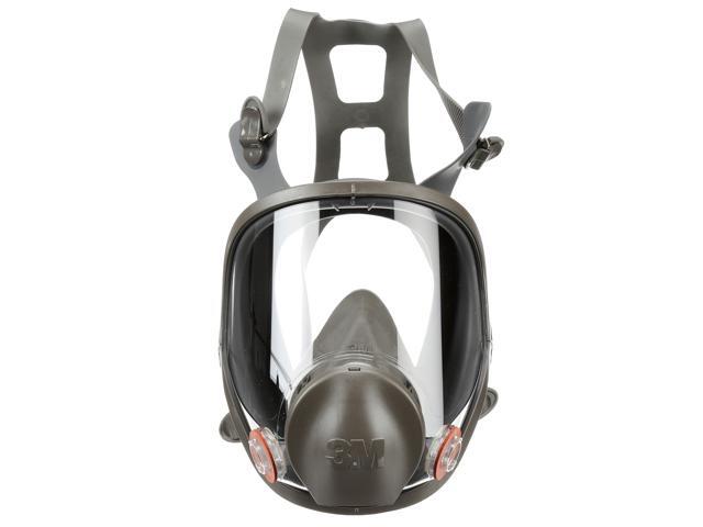 Full Facepiece Reusable Respirator 6700, NIOSH, Large Lens, ANSI High Impace Eye Protection, Silicone Face Seal, Four-Point Harness, Comfortable.