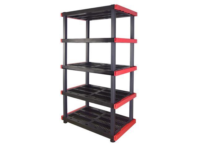 Craftsman 5-Tier Highly Durable Storage Rack, 5 Shelves That Support up to 200lbs/shelf, Organization and Storage, Weather-Resistant Design, Easy.