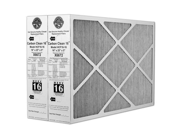Lennox Carbon Coated X6672 MERV 16 Filter (2 Pack)