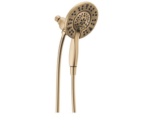 4-Setting In2ition 2-in-1 Dual Shower Head with HandHeld Spray, Brushed Gold Detachable Shower Head with Hose, Showerhead, 1.75 GPM Flow Rate,...