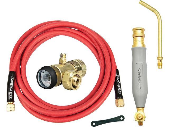 TURBOTORCH 0386-0090 WSF-4 Manual Torch Kit, Air Acetylene/, B Tank Connection, Soft-Flame, Color Coded O-Ring, Includes AR-B Regulator, WA-400...