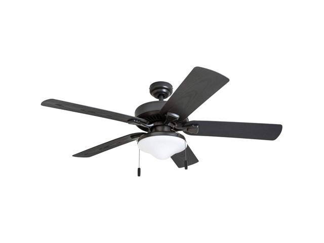 Ceiling Fans Belmar 52 Inch Ceiling Fan With Light, Indoor/Outdoor Ceiling Fan with Pull Chain, LED Tri-Mount 5 Blade Design, ETL Damp Rated,.