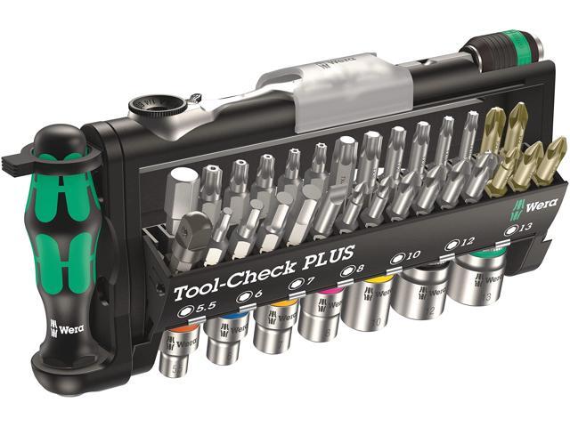 056490 Tool-Check Plus Bit Ratchet Set with Sockets - Metric