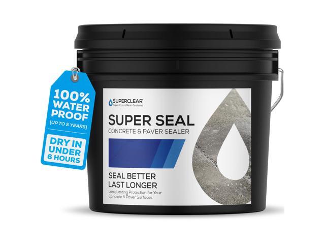 Modified Acrylic Concrete Paver Super Sealer 5 Gallon, Wet Look Penetrating Sealer for Pavers, Patios, Pool Decks, and Driveways, Pet Friendly Zero...