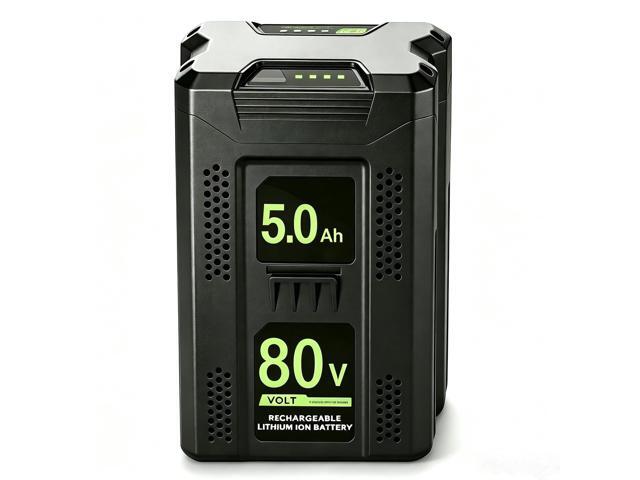 1 Pack 80V 5.0Ah Battery Replacement for Greenworks 80V Pro Battery, Compatible with Greenworks 80Volt Power Tools and Chargers