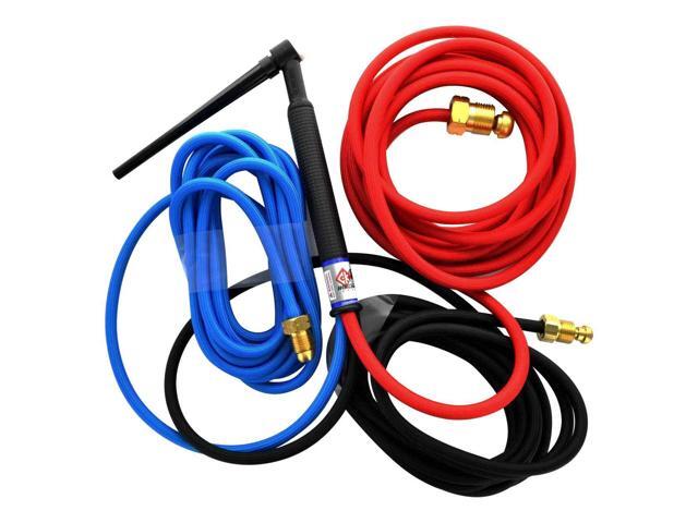 CK20-12SF 250A 12.5' 3-Pc Red Metal TIG Welding Torch