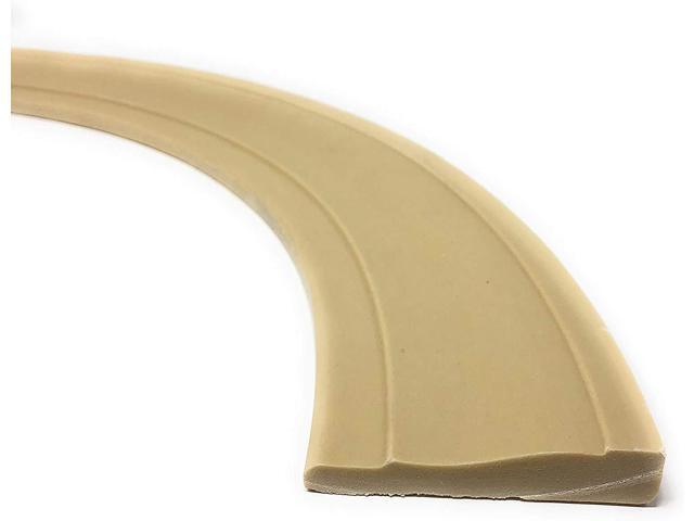 #444: Flexible Casing Molding: 11/16' Thick x 3.25' Wide - PRE Curved to fit Half Round Windows 57' to 66' Diameter