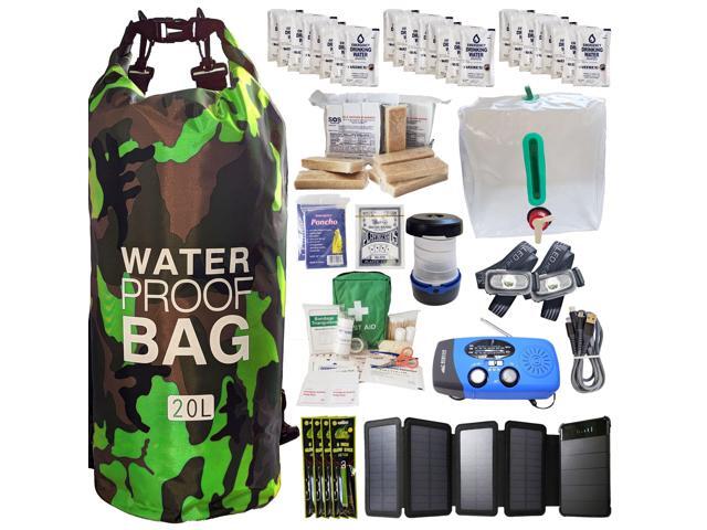 Pre-Packed Hurricane Kit - Comprehensive Hurricane Preparedness Items - Essential Hurricane Supplies - Complete Hurricane Supply List in a...