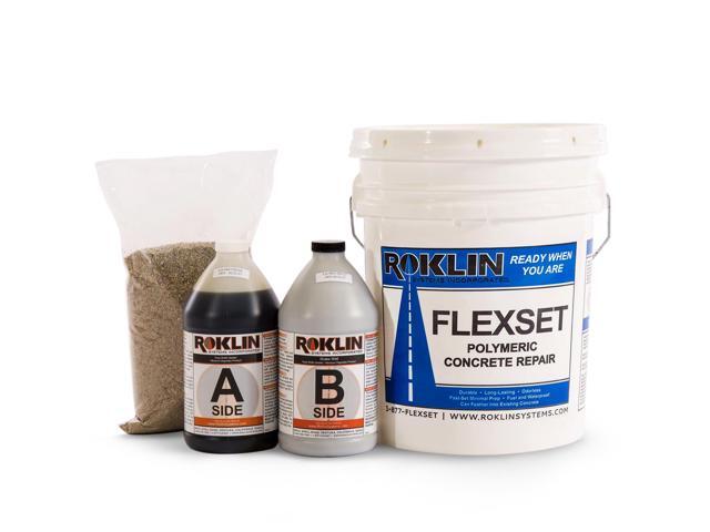 FlexSet Rapid Concrete Repair (Gray, 5 Gallon Kit)