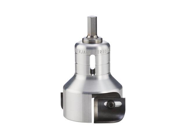 Tenon Cutter for Log Furniture, 1' Diameter, Pro Series Machined from a Solid Aluminum Billet, 1/2' Shank, Dual Blades Create a Radius Shoulder.