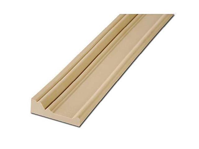 #RB3: Flexible Casing Molding: 1-1/16' Thick x 3.5' Wide x 12 feet Long - for Gentle Arches, Curved Walls and Straight Runs (NOT for Half-Round...