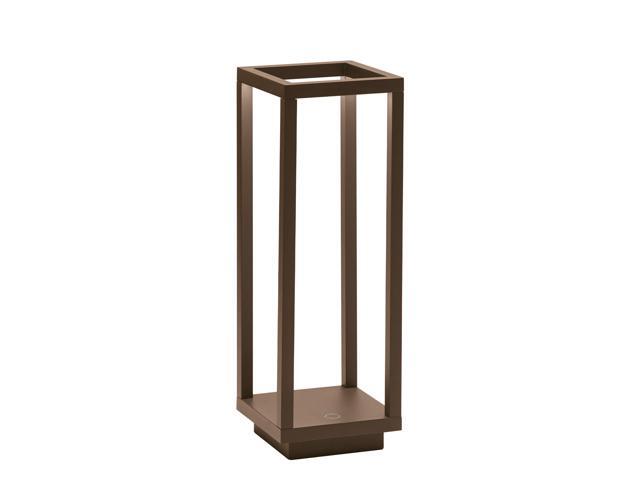 Home Pro Lamp, Rechargeable Cordless Table Lamp with Touch Controls, Suitable for Indoor and Outdoor, Dimmer, 3000 K, Height 11.6 Inches, Rust Color