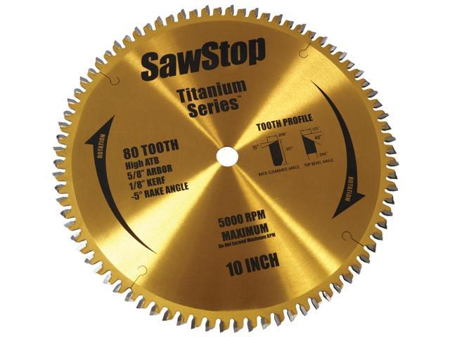 Titanium Series Premium Woodworking Blade - 80 Tooth BTS-P-80HATB