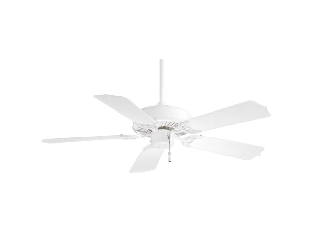 F572-WH Sundance 42' 5-Blade Ceiling Fan in White Finish with White All Weather Blades
