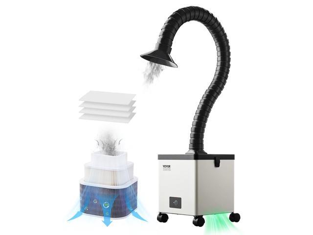 Solder Fume Extractor, 85W Brushless Soldering Smoke Absorber with 3-Stage Filters & 3-Speed Adjustment, 200m³/h Strong Suction Solder Smoke...