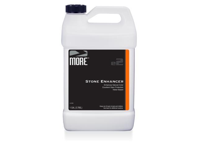 MORE Stone Enhancer & Sealer 2-in-1 Formula for Indoor & Outdoor Water-Based, Color Enhancing, Stain Protection for Marble, Granite, Limestone,.