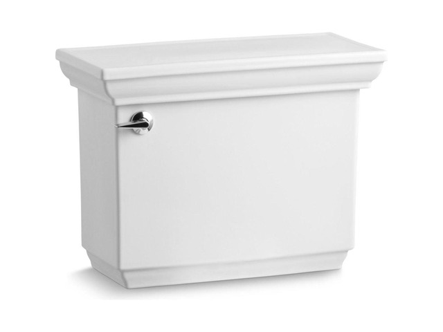 K-4434-0 Memoirs 1.28 Gallons Per Flush Toilet Tank with Stately Design, White, One Size