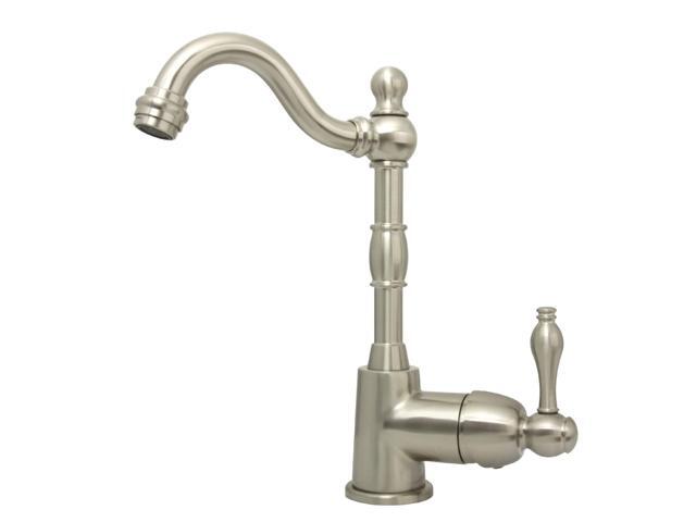 One-Handle Widespread Kitchen Bar Faucet (Brushed Nickel)