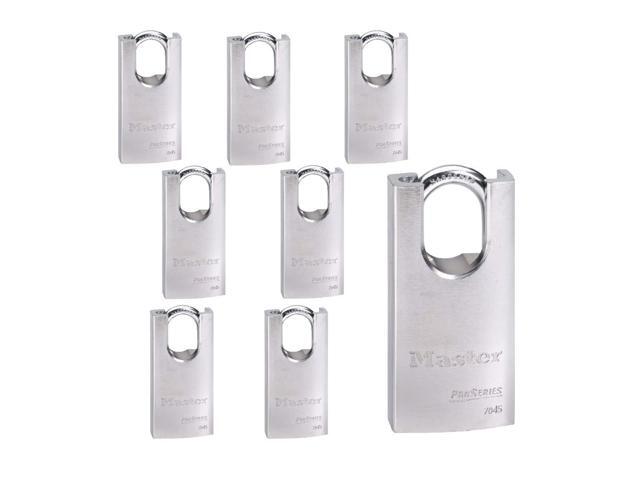 Eight (8) High Security Pro Series Padlocks w/ 16 Keys, 7045NKA-8 w/BumpStop Technology
