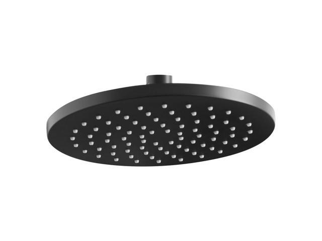 1660528.243 Studio S 1-Spray 8 in. Single Wall Mount Fixed Shower Head, Matte Black