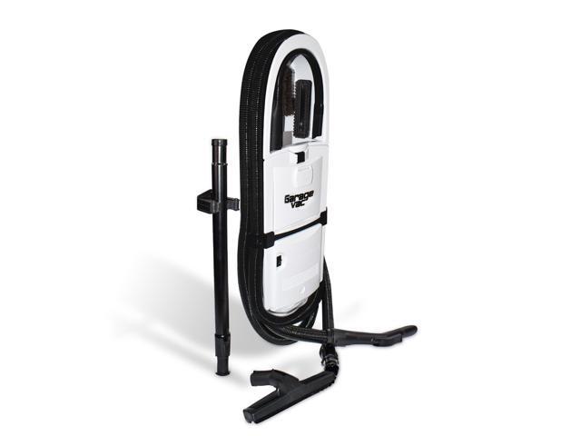 InterVac Garage Vacuum Cleaner for Workshop, 1 Gallon Garage Vacuum Wall Mounted, Stretch Hose Shop Vacuum for RVs, Boats, Cabins and Utility.