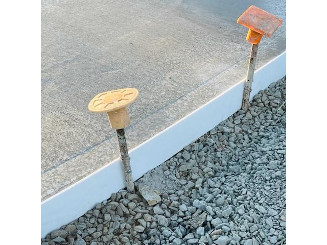 Plastic Flex Forms for Concrete Flatwork & Curbs - panel size 4' x 96', 4 panels