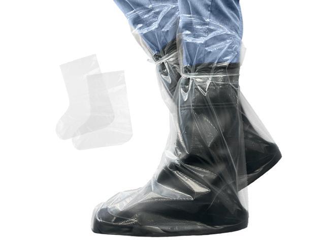 ABC Waterproof Disposable Boot Covers, 3XL Size. Pack of 1000 Clear Disposable Booties for Shoes Covers. Disposable Shoe Covers for Indoors Non...