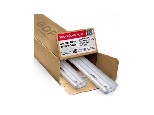 Replacement Garage Door Vertical Track Rails 88' Height 8 ft Doors Heavy-Duty Vertical Track USA Manufactured US Steel Exclusive to