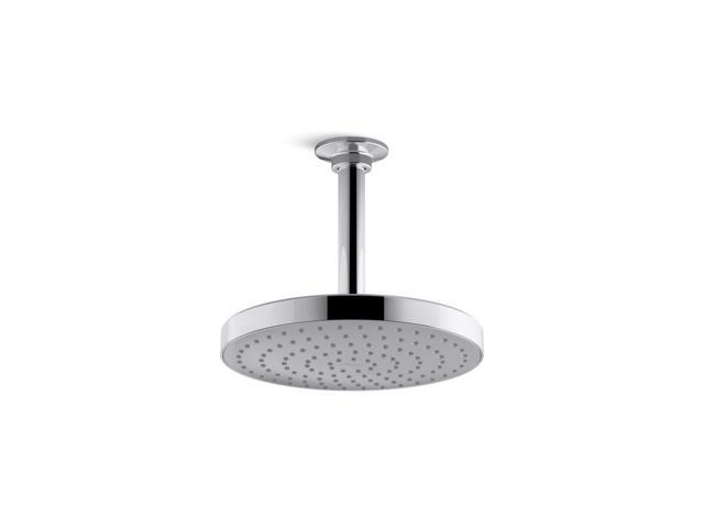 76464-Y-CP Awaken 8 Inch Single-Function Rain SHOWERHEAD, 8' Fixed Round Rainfall SHOWERHEAD, 2.5 GPM, Polished Chrome