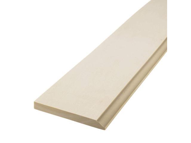 Flexible Moulding # WM618 (CM618): 9/16' Thick x 5.25' Tall Flexible Base molding - 12' feet Long