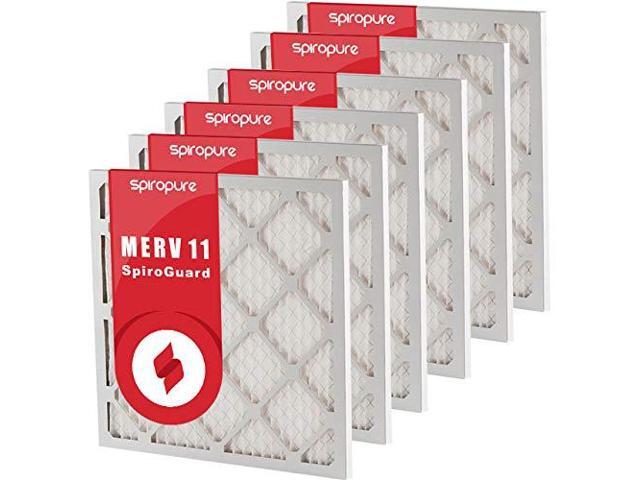 22x25x1 MERV 11 Pleated Filter Air Filters - Made in USA (6 Pack)