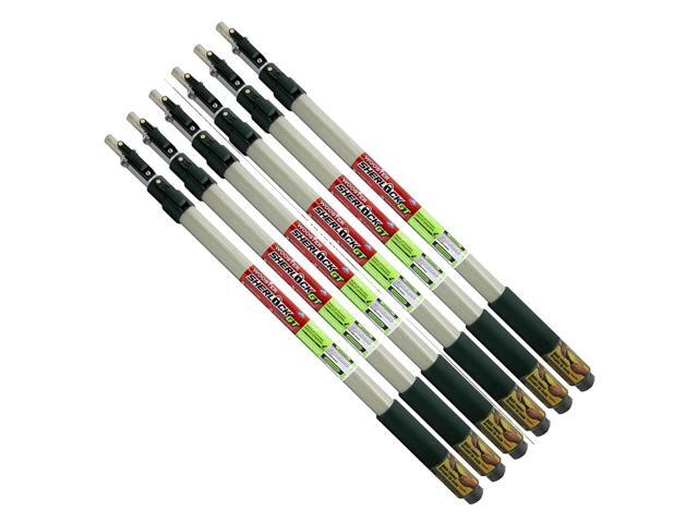 6-Pack of 2' - 4' R090 Sherlock Gt Convertible Adjustable Extension Pole