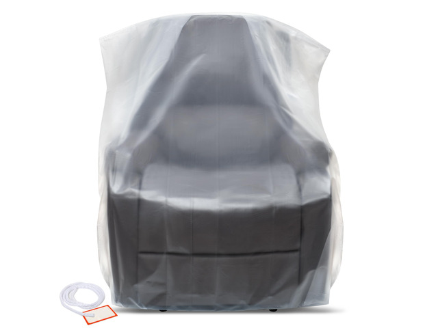 Plastic Furniture Covers for Moving Storage - Heavy-Duty Chair Cover Protectors, Waterproof & Dustproof Clear Moving Bags for Armchair or Recliner...