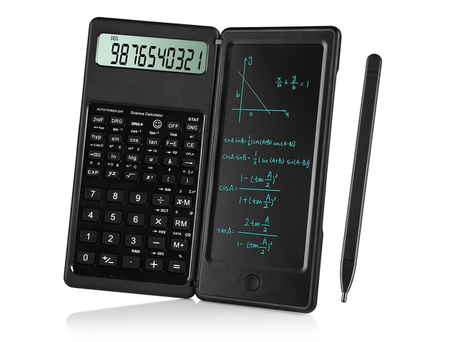 Scientific Calculators for Students, 10-Digit Large Screen, Math Calculator with Notepad, Classroom Must Haves for Middle High School Supplies &...