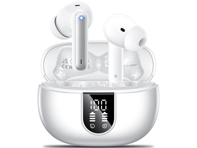 Wireless Earbuds, 2024 Wireless Headphones HiFi Stereo Earphones with 4 ENC Noise Canceling Mic, 42Hs Playtime In Ear Earbud, Bluetooth 5.3 Sport...