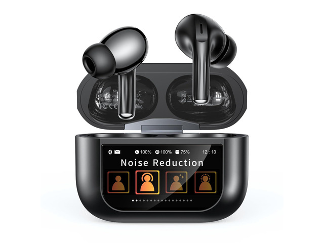 Wireless Earbuds, Bluetooth 5.4 Ear Buds, ENC Noise Cancelling Headphones with 48H Playtime, Bass Stereo Sound, Compatible with iPhone...