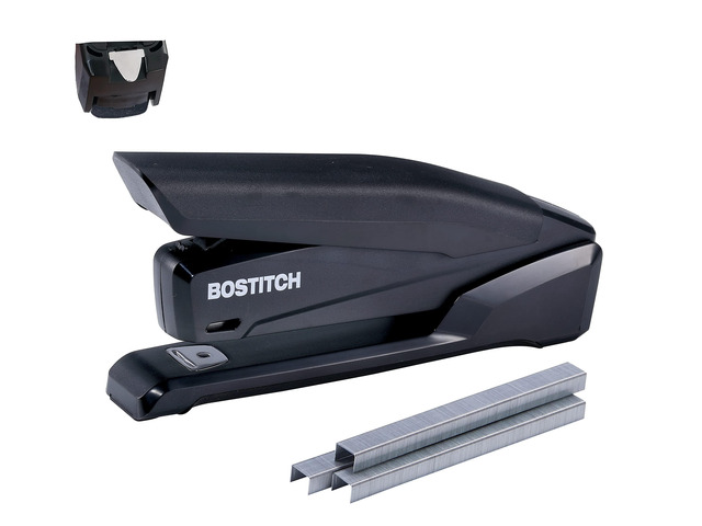 Office Executive 3 in 1 Stapler, Includes 210 Staples and Integrated Staple Remover, One Finger Stapling, No Effort, 20 Sheet Capacity, Spring...