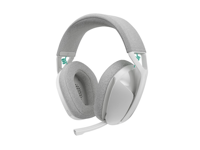 G321 Lightspeed Wireless Gaming Headset - White Dynamic Comfort and fit, 16 kHz Boom mic, 20+ hrs Battery, for PC