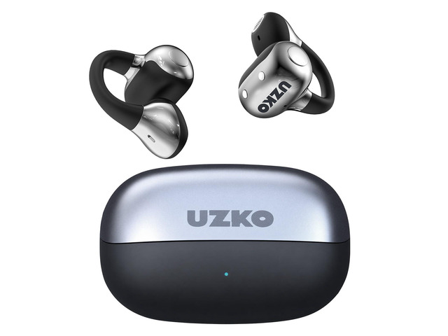 Clip-On Earbuds,Three Audio Modes,Bluetooth 6.0 Wireless Earbuds IPX5 Waterproof,40H Playtime,Fast Charging,Lightweight Design,Comfort Fit for...