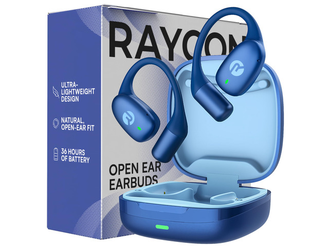 Essential Open Ear Earbuds Open Ear Headphones, Earbuds Wireless Bluetooth, Sweat & Water-Resistant Earphones, Running Headphones with...