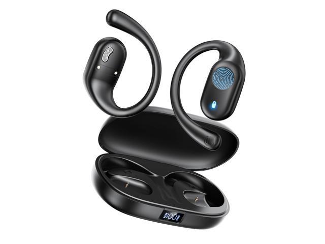 Eigsupia Open Ear Headphones, Bluetooth Headphones 5.3 Sports with Smart Digital Display, 36H Playtime, IP54 Waterproof, Wireless Earbuds...