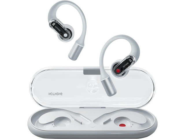 Ear (Open) Open Ear Headphones, Ultra-Light with Adjustable Earhooks, Multipoint Connection Bluetooth Earbuds, Clear Voice Technology for AI Calls,...